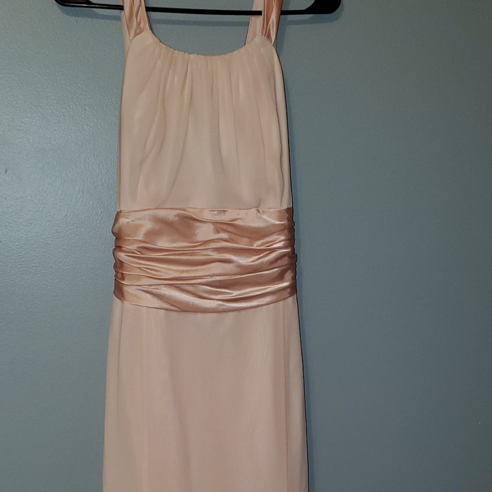 David's Bridal f12732 petal pink dress